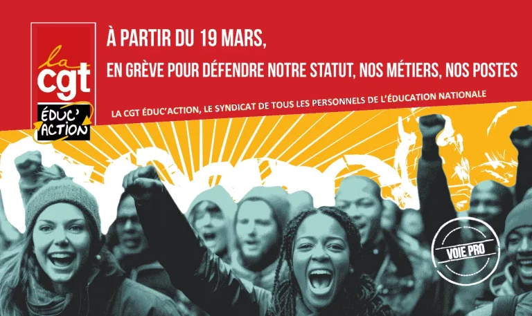 Une reforme du LP greve 19 03 24 affiche